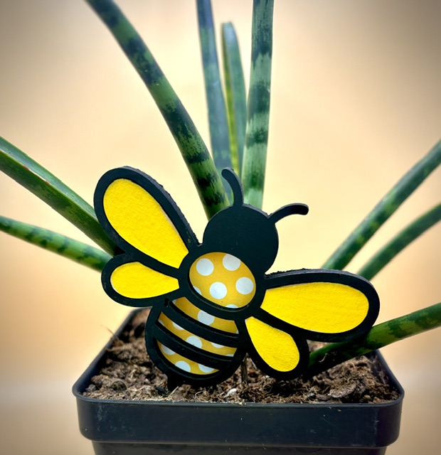 Garden accessory bee stake